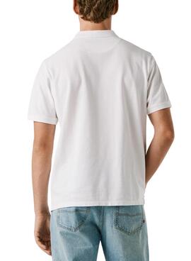 Polo Pepe Jeans Oscar blanco para hombre