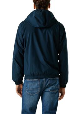 Chaqueta cortavientos Pepe Jeans Sebulon azul marino para hombre
