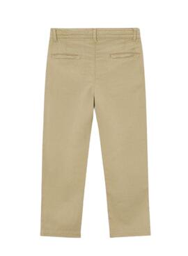 Pantalón Chino Mayoral beige con cordón para niño