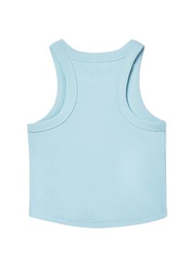 Camiseta Mayoral azul con tachuelas para niña 