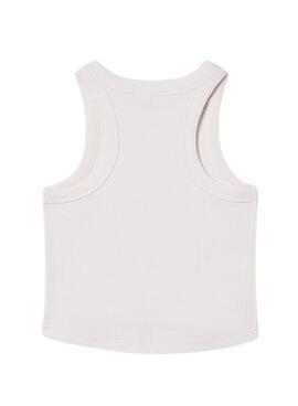 Camiseta Mayoral con tirantes en blanco para niña 