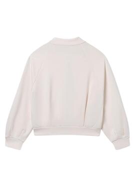 Chaqueta Mayoral deportiva beige para niña