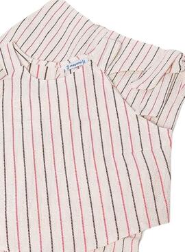 Conjunto Mayoral rayas rosa para niña