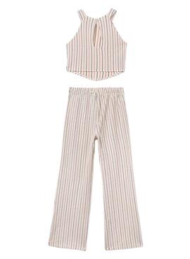 Conjunto Mayoral rayas rosa para niña