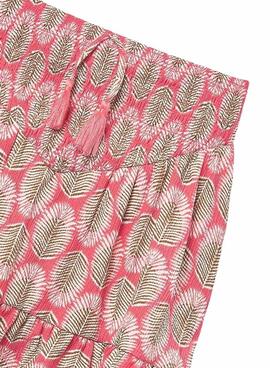 Falda Mayoral estampada coral para niña