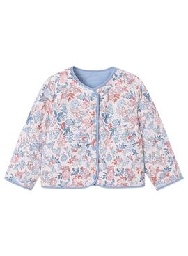 Chaqueta Mayoral reversible acolchada azul para niña