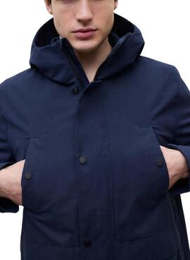 Chaqueta Ecoalf Gab azul para hombre