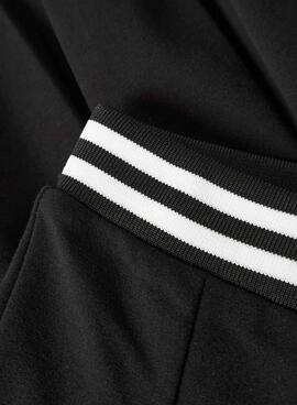 Falda Name It negra de vuelo con cintura elástica para niña