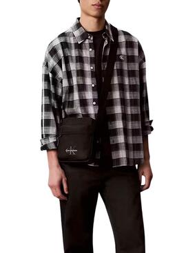 Bandolera Calvin Klein Jeans Bold Reporter negro para hombre