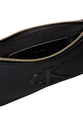 Bolso Calvin Klein Jeans Mini Bold CK negro para mujer