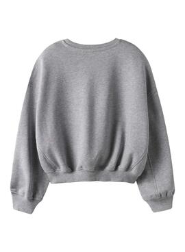 Sudadera Name It Girls Club gris para niña
