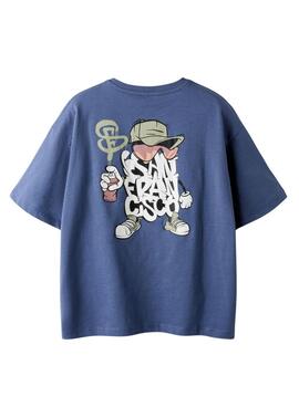 Camiseta Name It San Francisco azul para niño