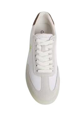 Zapatillas Calvin Klein Jeans NY blanco y neon para hombre