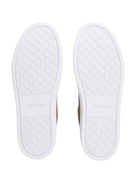 Zapatillas Calvin Klein Jeans Classic Cupsole marrón para hombre