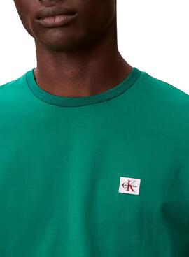 Camiseta Calvin Klein Jeans 30S verde para hombre