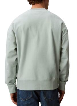 Sudadera Calvin Klein Jeans turquesa para hombre