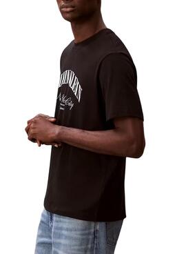 Camiseta Calvin Klein Jeans March negro para hombre