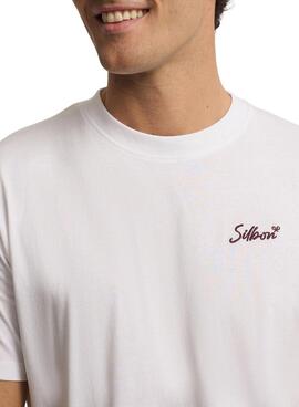Camiseta Silbon Saint Tropez blanco para hombre