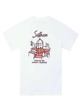 Camiseta Silbon Saint Tropez blanco para hombre