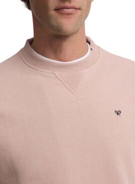 Sudadera Silbon Minilogo rosa para hombre