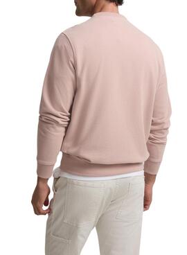 Sudadera Silbon Minilogo rosa para hombre