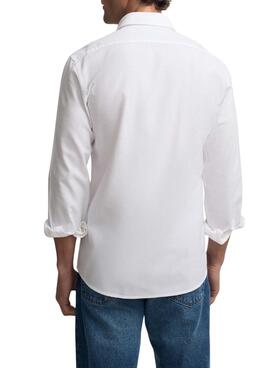 Camisa Silbon Sport blanco para hombre
