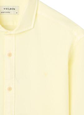 Camisa Silbon Sport amarillo para hombre