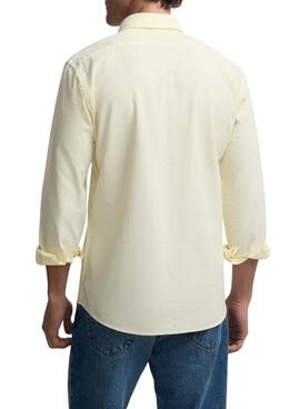Camisa Silbon Sport amarillo para hombre