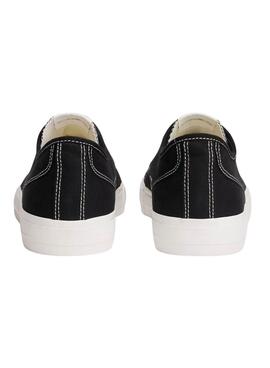Zapatillas Tommy Jeans Archive de lona negro para hombre