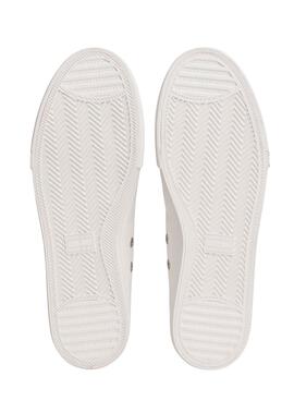 Zapatillas Tommy Jeans Archive de lona blanco para hombre
