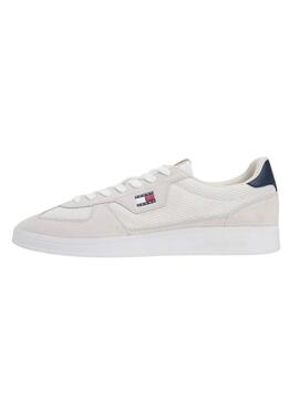 Zapatillas Tommy Jeans Greenwich textura mixta gris para hombre