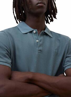 Polo Ecoalf Tedan verde para hombre