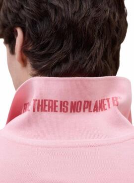 Polo Ecoalf Tedan rosa para hombre