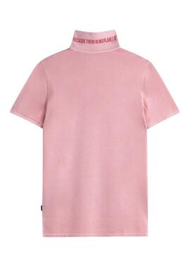 Polo Ecoalf Tedan rosa para hombre