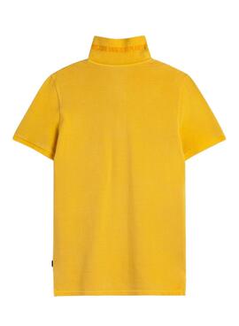 Polo Ecoalf Tedan amarillo para hombre
