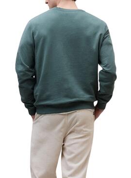 Sudadera Ecoalf Bardera verde para hombre