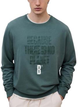 Sudadera Ecoalf Bardera verde para hombre