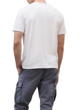 Camiseta Ecoalf Min blanco para hombre