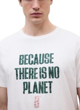 Camiseta Ecoalf Min blanco para hombre