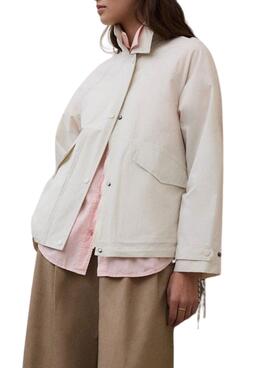 Chaqueta Ecoalf Major beige para mujer