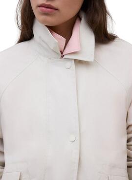 Chaqueta Ecoalf Major beige para mujer