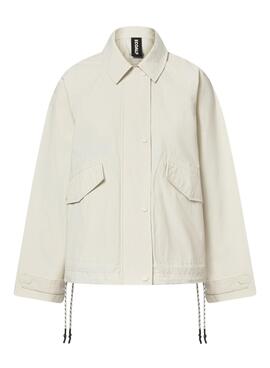 Chaqueta Ecoalf Major beige para mujer