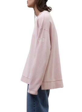 Sudadera Ecoalf Ankara rosa para mujer