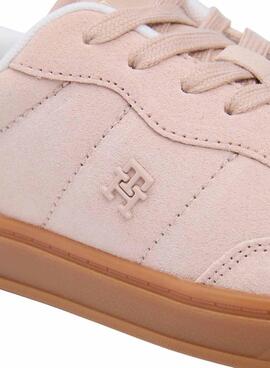 Zapatillas Tommy Jeans Heritage Monogram rosa para mujer