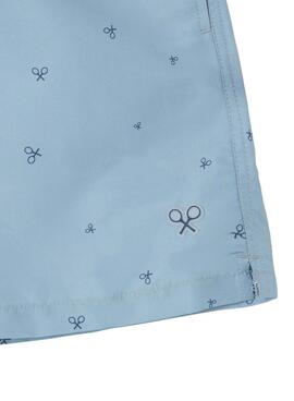 Bañador Silbon raquetas azul claro para hombre