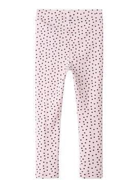 Leggings Name It lunares Rosa para niña
