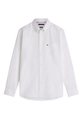 Camisa Tommy Hilfiger Light Oxford blanco para hombre