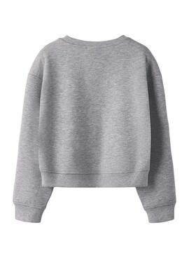 Sudadera Name It lucky gris para niña