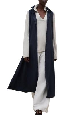 Vestido Ecoalf Chiara marino para mujer