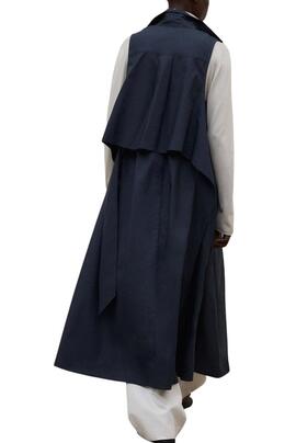 Vestido Ecoalf Chiara marino para mujer